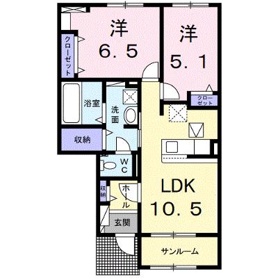 コンフォート　メゾン　Ⅲ 102【管理NO：1-027680601-01020】 ★家具家電は申し込み後に搬入します 2026年08月中旬入居可能の外観画像