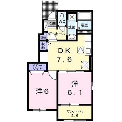 グラティス　Ⅰ 101【管理NO：1-023699101-01010】 ★家具家電は申し込み後に搬入します★ ★2026年09月上旬入居可能★の外観画像