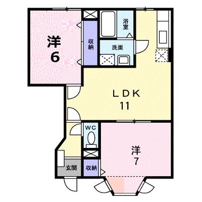 クレストホージュ 102【管理NO：1-007204801-01020】 ★家具家電は申し込み後に搬入します★ ★2026年09月中旬入居可能★の外観画像