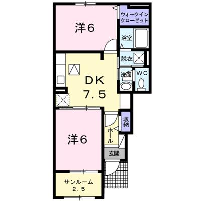 エレガント　ヴェルスⅢ　Ｄ 102【管理NO：1-022986204-01020】 ★家具家電は申し込み後に搬入します★の外観画像