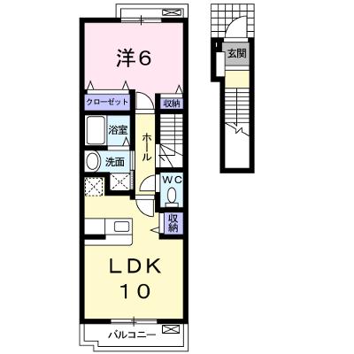 ファイン．スペ－ス 202【管理NO：1-016482401-02020】 ★家具家電は申し込み後に搬入します★ ★2026年08月中旬入居可能★の外観画像