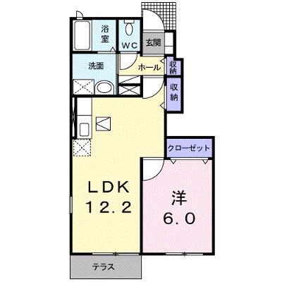 メゾン・ド・パール 102【管理NO：1-014757501-01020】 ★家具家電は申し込み後に搬入します 2026年09月中旬入居可能の外観画像