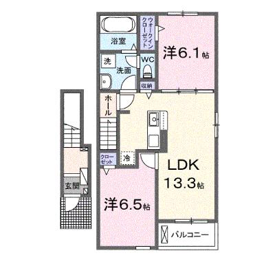 パラディ　久山弐番館 204【管理NO：1-028452702-02040】 ★家具家電は申し込み後に搬入します★ ★2026年11月下旬入居可能★の外観画像