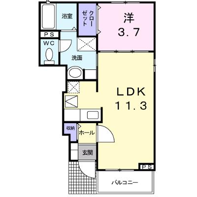 ラフォーレ・Ｓ 102【管理NO：1-015563701-01020】 ★家具家電は申し込み後に搬入します★ ★2026年08月中旬入居可能★の外観画像
