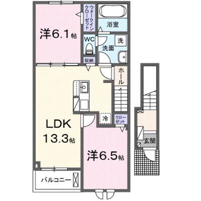 ソラーナ・ウキハⅠ 202【管理NO：1-027829201-02020】 ★家具家電は申し込み後に搬入します★ ★2027年01月下旬入居可能★の外観画像