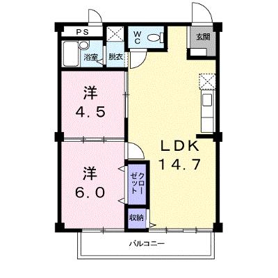 シティハイツハサマ 202【管理NO：1-003691501-02020】 ★家具家電は申し込み後に搬入します 2026年09月上旬入居可能の外観画像