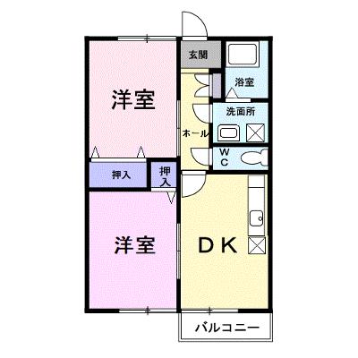 エクレール山本 202【管理NO：1-010447601-02020】 ★家具家電は申し込み後に搬入します★ ★2026年09月上旬入居可能★の外観画像