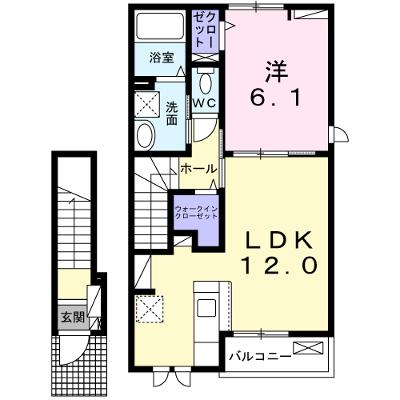 ガーデンハウス　リーベ　Ⅱ 203【管理NO：1-028435202-02030】 ★家具家電は申し込み後に搬入します 2027年01月下旬入居可能の外観画像