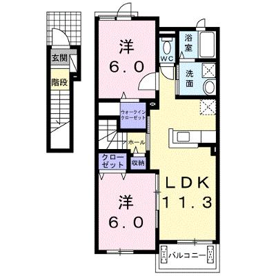 シュティル　Ａ 202【管理NO：1-022791501-02020】 ★家具家電は申し込み後に搬入します★ ★2026年09月上旬入居可能★の外観画像