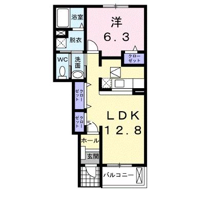 プラシード・カーサ　Ｃ 102【管理NO：1-014246203-01020】 ★家具家電は申し込み後に搬入します 2026年09月中旬入居可能の外観画像