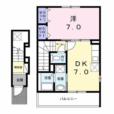 ソレイユ　上溝 203【管理NO：1-026962101-02030】 ★家具家電は申し込み後に搬入します★ ★2026年09月中旬入居可能★の外観画像