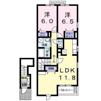 アウローラ 203【管理NO：1-021564501-02030】 ★家具家電は申し込み後に搬入します 2026年09月中旬入居可能の外観画像