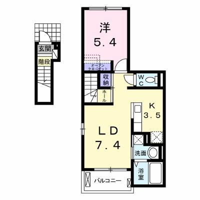 エレガント郡山　Ⅱ 206【管理NO：1-022371301-02050】 ★家具家電は申し込み後に搬入します★ ★2026年08月下旬入居可能★の外観画像