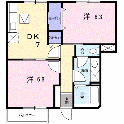 シューベルブヴィラｋｋ 102【管理NO：1-011510801-01020】 ★家具家電は申し込み後に搬入します★の外観画像