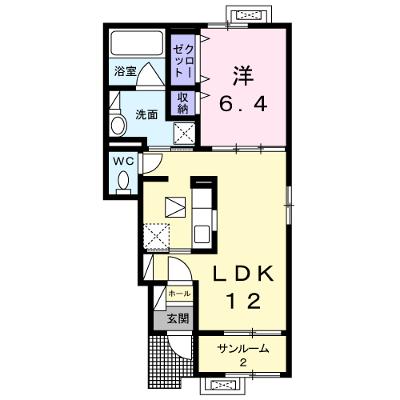 ヴィラ・ブリーズⅢ 104【管理NO：1-021446901-01040】 ★家具家電は申し込み後に搬入します★ ★2026年09月上旬入居可能★の外観画像