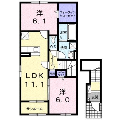 プリウス１９５３ 201【管理NO：1-026246601-02010】 ★家具家電は申し込み後に搬入します★ ★2026年09月中旬入居可能★の外観画像