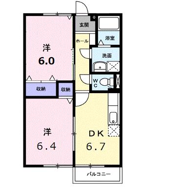 ルミエールⅡ 104【管理NO：1-006996502-01040】 ★家具家電は申し込み後に搬入します 2026年08月下旬入居可能の外観画像