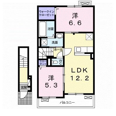 ヴィラージュ・キナ 202【管理NO：1-026512401-02020】 ★家具家電は申し込み後に搬入します 2026年10月上旬入居可能の外観画像