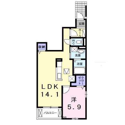モデナポートⅠ 101【管理NO：1-024342801-01010】 ★家具家電は申し込み後に搬入します 2026年09月中旬入居可能の外観画像