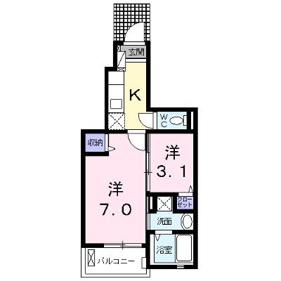 アンファンス　ル・レーヴ 105【管理NO：1-022397401-01040】 ★家具家電は申し込み後に搬入します★ ★2026年09月下旬入居可能★の外観画像