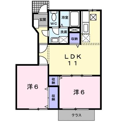 ラフィネ・ロジュマンＡ 102【管理NO：1-011624601-01020】 ★家具家電は申し込み後に搬入します 2026年10月中旬入居可能の外観画像