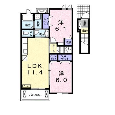 フォンテーヌＮ－Ⅲ 202【管理NO：1-016472401-02020】 ★家具家電は申し込み後に搬入します 2026年09月中旬入居可能の外観画像