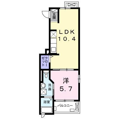 ルミエ－ル　ハタ 201【管理NO：1-019878701-02010】 ★家具家電は申し込み後に搬入します★ ★2026年09月上旬入居可能★の外観画像