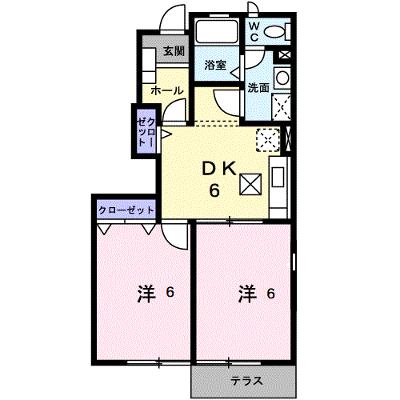 ラフィネ花瀬　四番館 101【管理NO：1-011881604-01010】 ★家具家電は申し込み後に搬入します★ ★2026年09月中旬入居可能★の外観画像