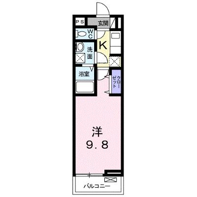 メゾンドソレイユ　Ⅳ 203【管理NO：1-023216001-02030】 ★家具家電は申し込み後に搬入します★ ★2026年09月上旬入居可能★の外観画像