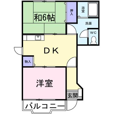 エスポワール寒田Ｃ 101【管理NO：1-007483903-01010】 ★家具家電は申し込み後に搬入します★ ★2026年09月上旬入居可能★の外観画像