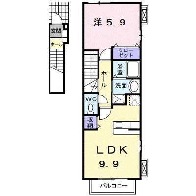 ソレイユ・Ｋ 201【管理NO：1-013631701-02010】 ★家具家電は申し込み後に搬入します★ ★2026年09月中旬入居可能★の外観画像