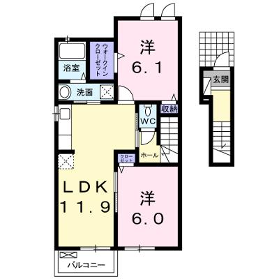 シャローム　中学校通り 203【管理NO：1-019853401-02030】 ★家具家電は申し込み後に搬入します 2026年09月中旬入居可能の外観画像