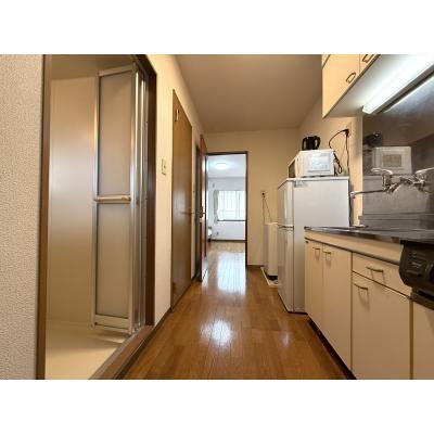 🔷🔹🔸🔶⭐駐車場付き⭐エアコン、ガスコンロ⭐1Kタイプ⭐音が気になる方も安心な鉄骨造⭐【禁煙&Wi-Fi無料】⭐🔶🔸🔹🔷「T21」の物件写真2