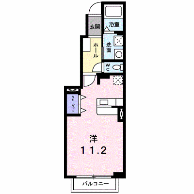 バレーフィールドⅡ 102【管理NO：1-014428001-01020】 ★家具家電は申し込み後に搬入します★の外観画像