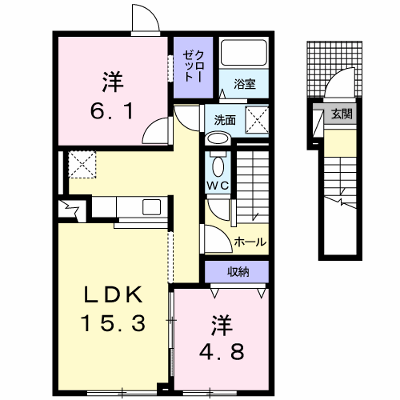 ビクトリー・Ｂ 202【管理NO：1-017268101-02020】 ★家具家電は申し込み後に搬入しますの外観画像