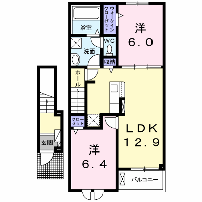 ブローテＫＳⅣ 202【管理NO：1-026695001-02020】 ★家具家電は申し込み後に搬入します★ ★2026年09月上旬入居可能★の外観画像