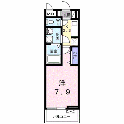 グレイス 202【管理NO：1-024968501-02020】 ★家具家電は申し込み後に搬入します★ ★2026年09月中旬入居可能★の外観画像