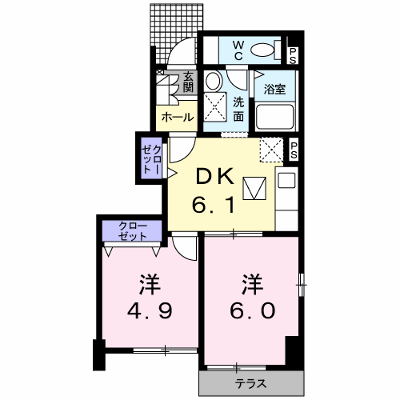 ピュアレジデンスⅡ 101【管理NO：1-012803901-01010】 ★家具家電は申し込み後に搬入します★の外観画像