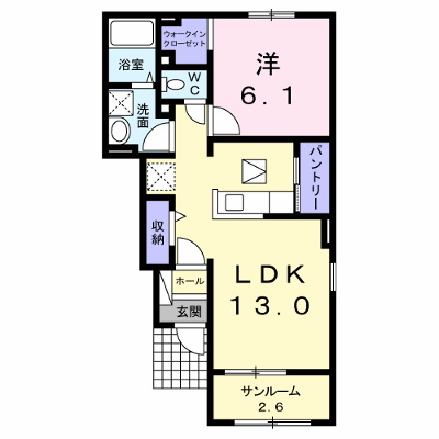エリシオンＢ 103【管理NO：1-018610802-01030】 ★家具家電は申し込み後に搬入します 2026年09月中旬入居可能の外観画像