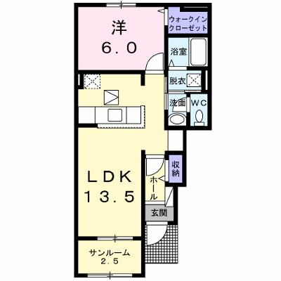 ブループラネット 102【管理NO：1-023908401-01020】 ★家具家電は申し込み後に搬入します★ ★2026年09月中旬入居可能★の外観画像