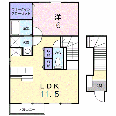 アウスレーゼⅠ 201【管理NO：1-012596601-02010】 ★家具家電は申し込み後に搬入します★ ★2026年08月下旬入居可能★の外観画像