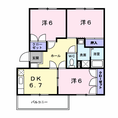 パークヒルズＡ 203【管理NO：1-004420801-02030】 ★家具家電は申し込み後に搬入します 2026年08月中旬入居可能の外観画像