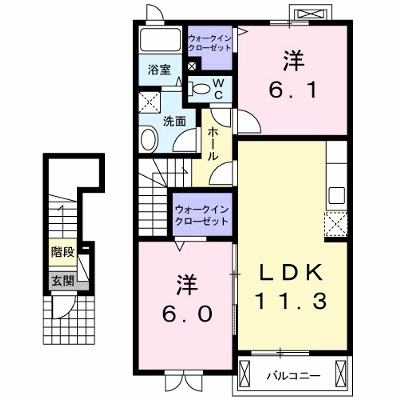 ＧＲＡＣＥ　ＧＡＲＤＥＮ　Ａ 203【管理NO：1-015991101-02030】 ★家具家電は申し込み後に搬入します★の外観画像