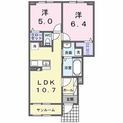 クレストコート 102【管理NO：1-028113301-01020】 ★家具家電は申し込み後に搬入します★ ★2026年09月上旬入居可能★の外観画像