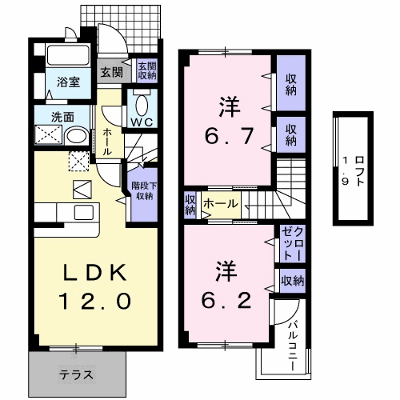 セレーノ本宿Ｂ 102【管理NO：1-011517102-01020】 ★家具家電は申し込み後に搬入します 2026年08月下旬入居可能の外観画像