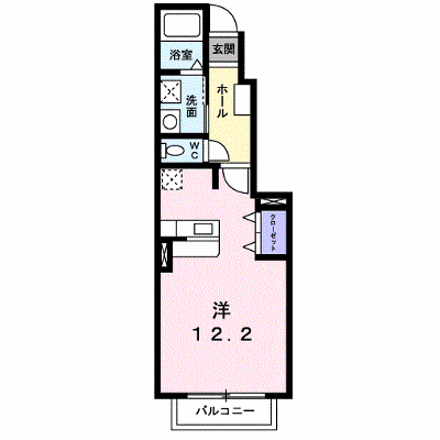 ヒルサイド　ガーデンＡ 103【管理NO：1-018203301-01030】 ★家具家電は申し込み後に搬入します★ ★2026年10月下旬入居可能★の外観画像