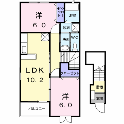 シャトーグラース弐番館 201【管理NO：1-013640802-02010】 ★家具家電は申し込み後に搬入します 2026年08月上旬入居可能の外観画像