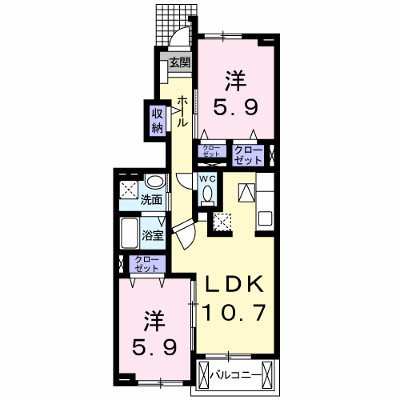 メゾン・ド・ソレイユ 103【管理NO：1-016324101-01030】 ★家具家電は申し込み後に搬入します★ ★2026年08月下旬入居可能★の外観画像