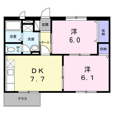 メゾンシャルマン 102【管理NO：1-009616401-01020】 ★家具家電は申し込み後に搬入します★の外観画像