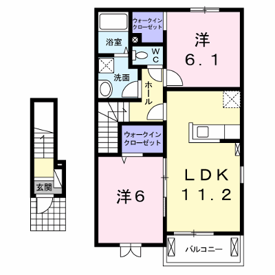 イースト・リッチ 203【管理NO：1-020096601-02030】 ★家具家電は申し込み後に搬入します★ ★2026年09月上旬入居可能★の外観画像